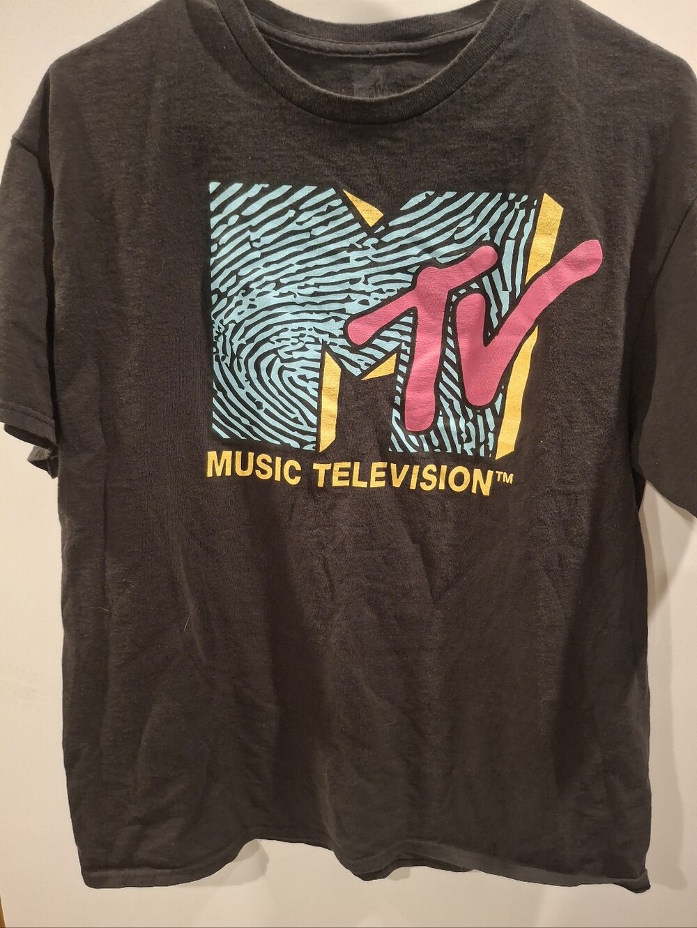 Black MTV Graphic Tee Size L